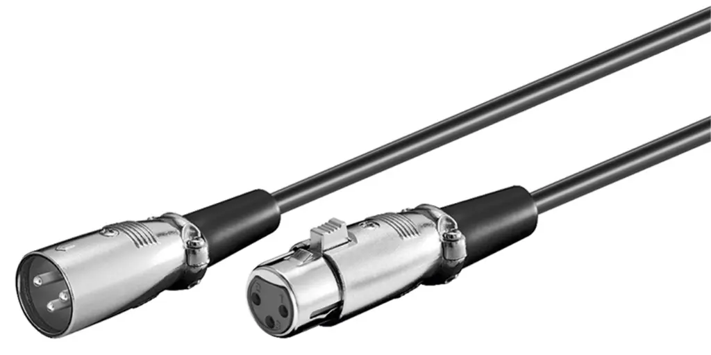 XLR 6m sort hunn/hann