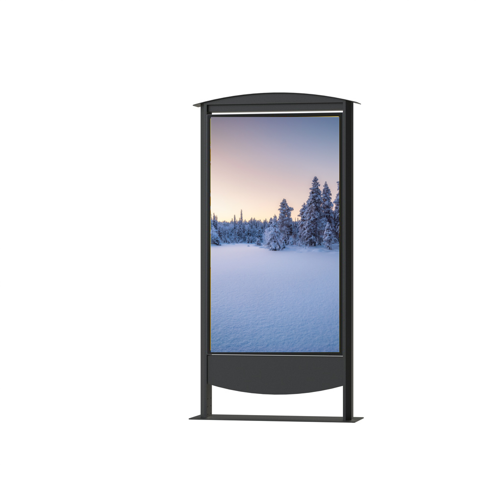 Ljóss pylon, 4000 Nits, QLED, IP67